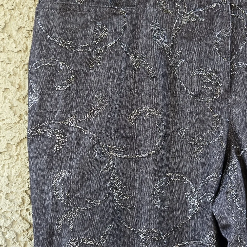 Peter Nygard Glitter Embellished Jeans - Picture 2 of 10